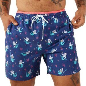 Chubbies Swim Shorts Mens Size M The Triton Of The Seas Navy Lined Trunks NWT